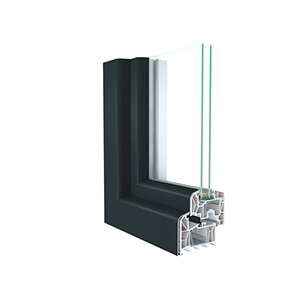 Kunststoff (PVC) Fenster mit Aluminium Deckschale